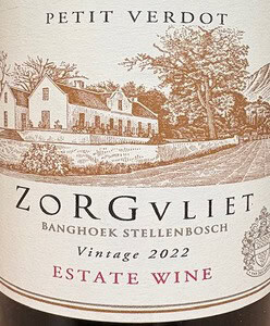Zorgvliet Petit Verdot 2022