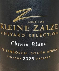 Kleine Zalze Vineyard Selection Chenin Blanc 2025